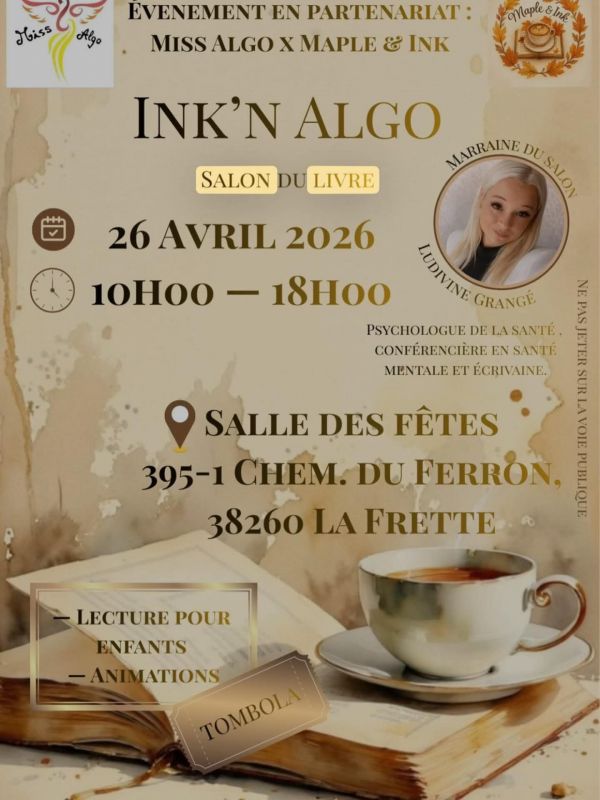 Salon du livre INK’N ALGO 2026