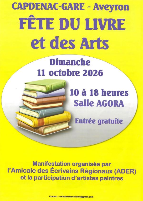 Fête du Livre et des Arts de Capdenac-Gare 2026 Fête du Livre et des Arts de Capdenac-Gare 2026
