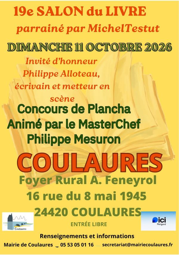 Salon du Livre de Coulaures 2026 Salon du Livre de Coulaures 2026