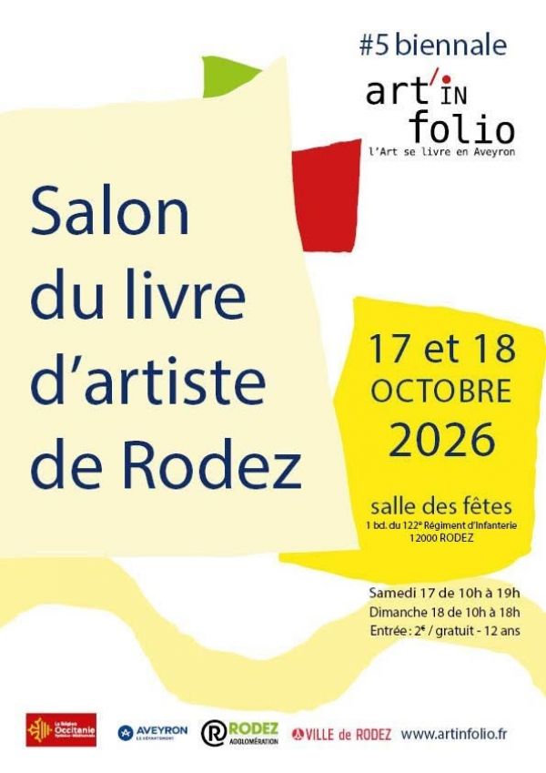Biennale du livre d’artiste de Rodez 2026 Biennale du livre d’artiste de Rodez 2026