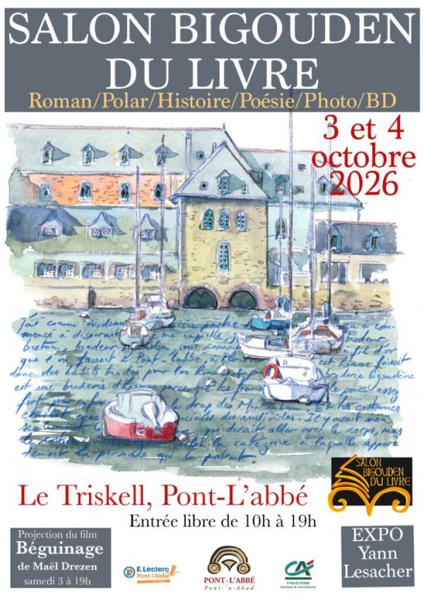 Salon Bigouden du Livre à Pont-l’Abbé 2026 Salon Bigouden du Livre à Pont-l’Abbé 2026