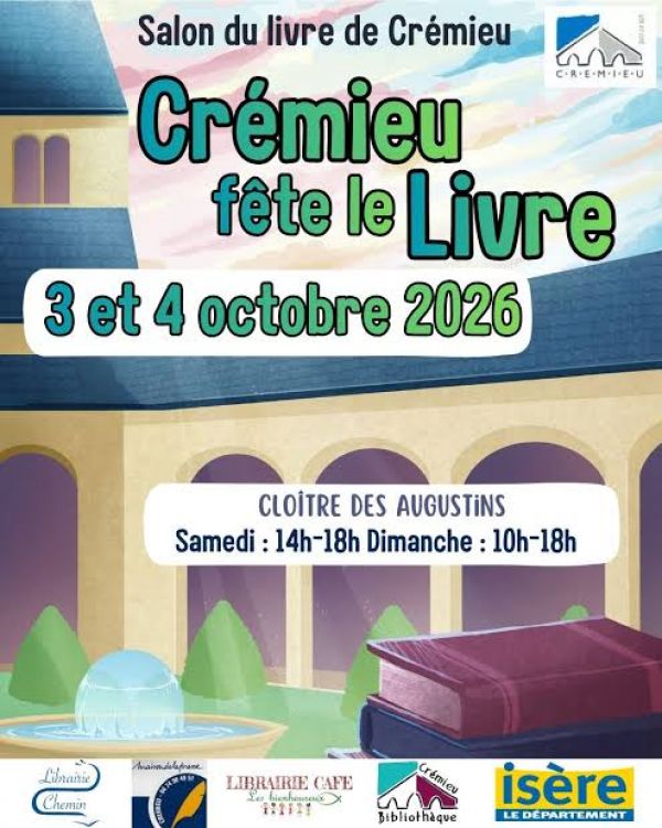 Crémieu Fête le Livre 2026 Crémieu Fête le Livre 2026