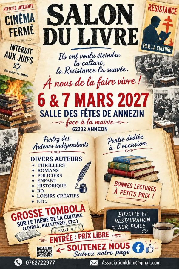 Salon du Livre d’Annezin 2027 Salon du Livre d’Annezin 2027