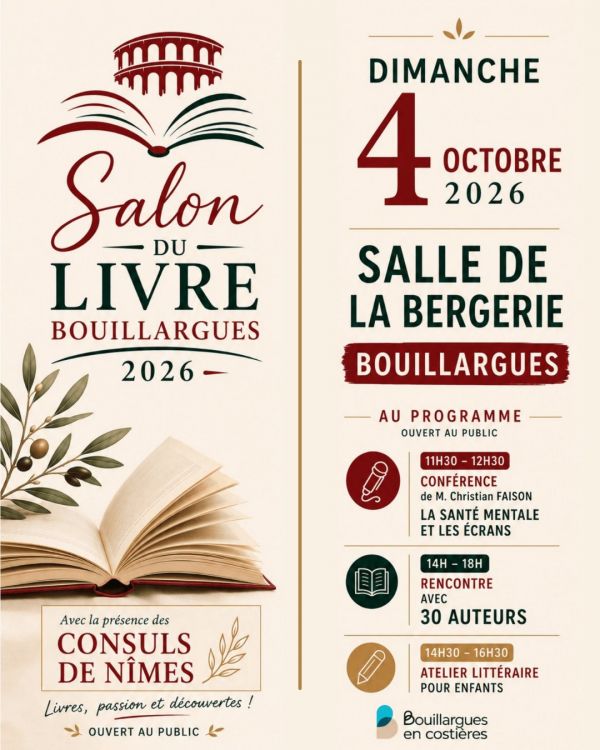 Salon du Livre de Bouillargues 2026 Salon du Livre de Bouillargues 2026