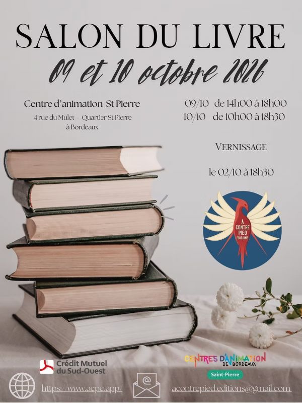 Salon du livre A Contre-pied à Bordeaux