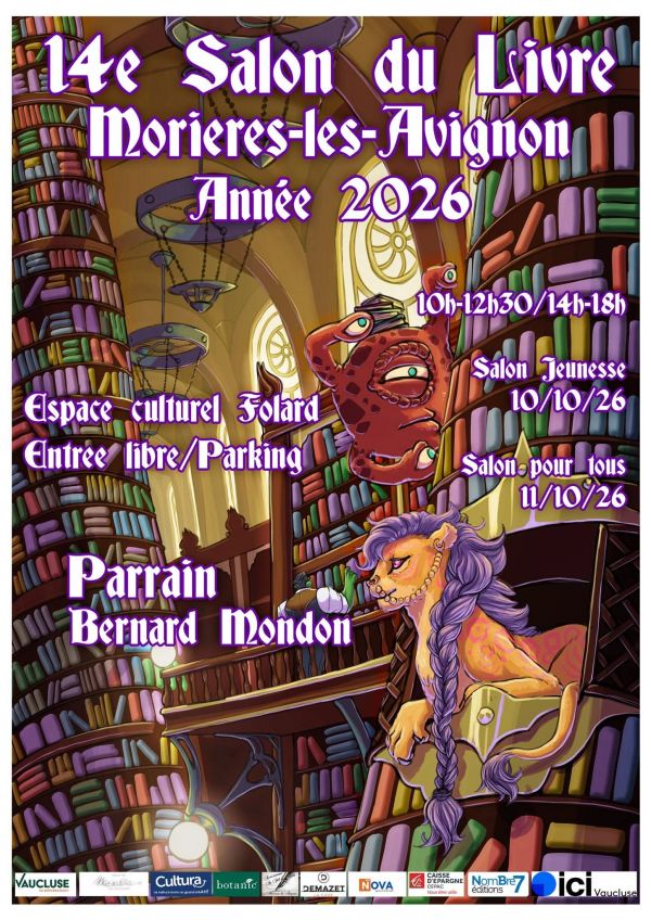 Salon du livre de Morières-lès-Avignon 2026 Salon du livre de Morières-lès-Avignon 2026