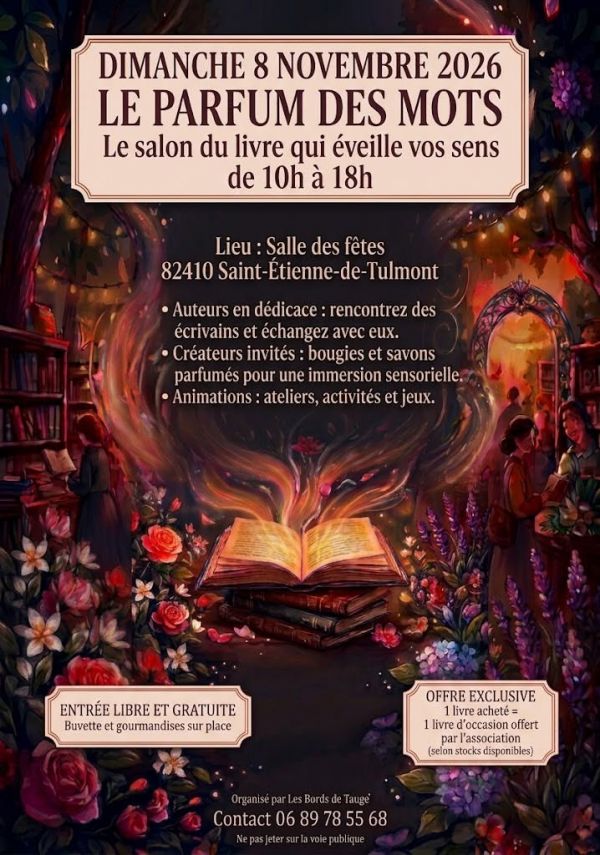 Salon du livre de Saint-Étienne-de-Tulmont 2026 Salon du livre de Saint-Étienne-de-Tulmont 2026