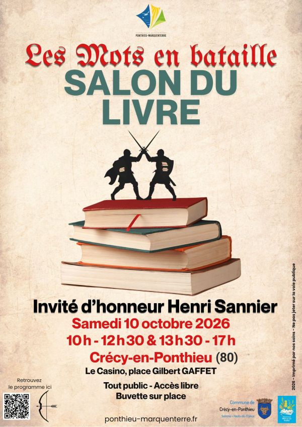 Salon du livre de Crécy-en-Ponthieu 2026 Salon du livre de Crécy-en-Ponthieu 2026