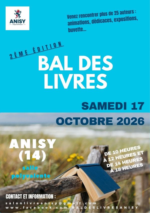 Le Bal des livres à Anisy 2026 Le Bal des livres à Anisy 2026