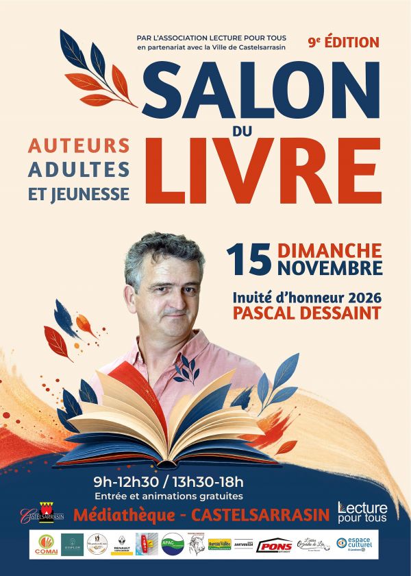 Salon du livre de Castelsarrasin 2026 Salon du livre de Castelsarrasin 2026