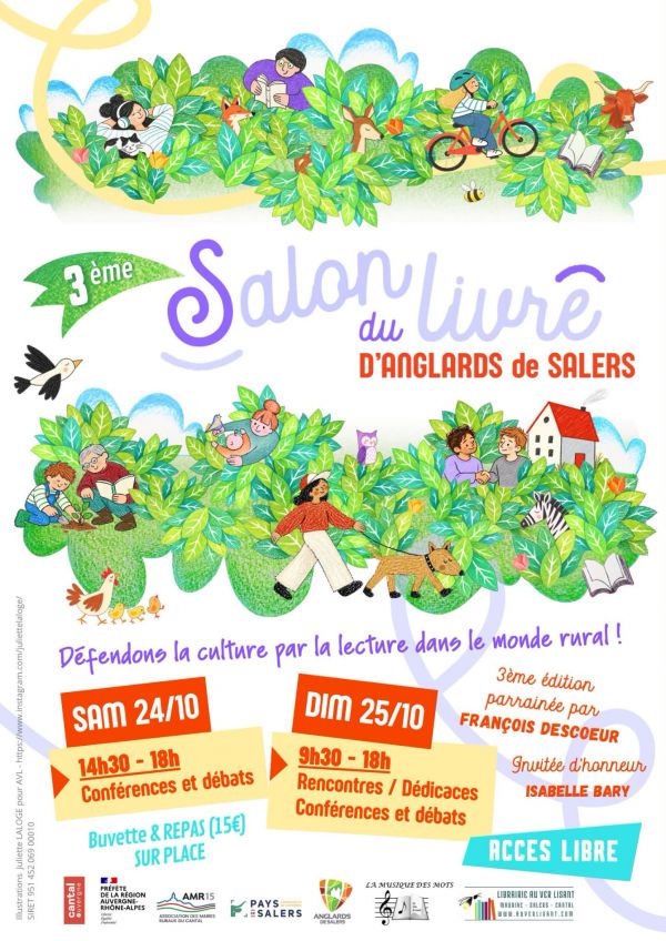 Salon du livre d’Anglards-de-Salers 2026 Salon du livre d’Anglards-de-Salers 2026