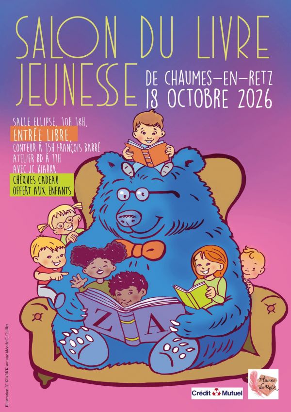 Salon du livre jeunesse de Chaumes-en-Retz 2026 Salon du livre jeunesse de Chaumes-en-Retz 2026