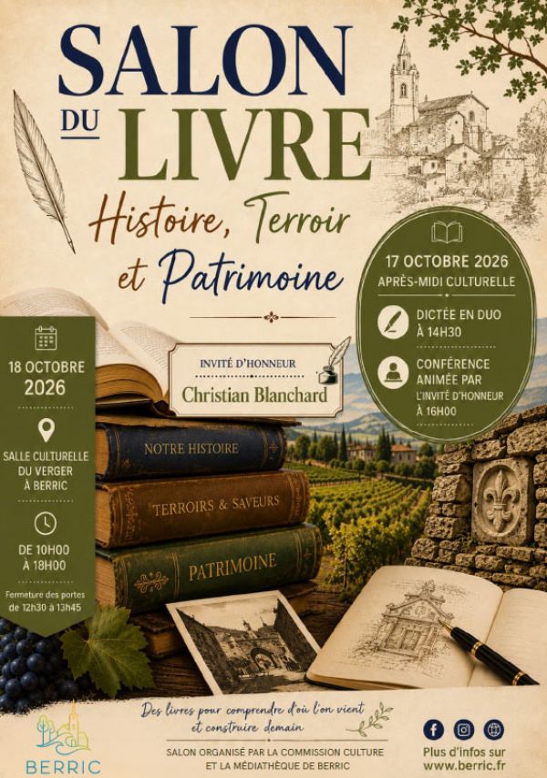 Salon du livre de Berric 2026 Salon du livre de Berric 2026