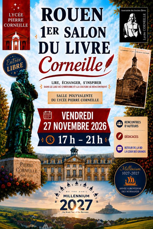 Salon du livre Corneille à Rouen 2026 Salon du livre Corneille à Rouen 2026