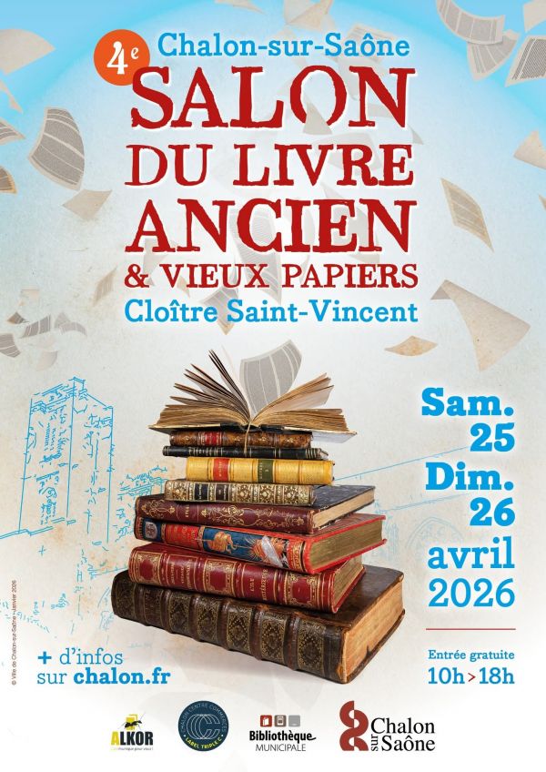 Salon du Livre ancien & Vieux papiers Chalon-sur-Saône 2026