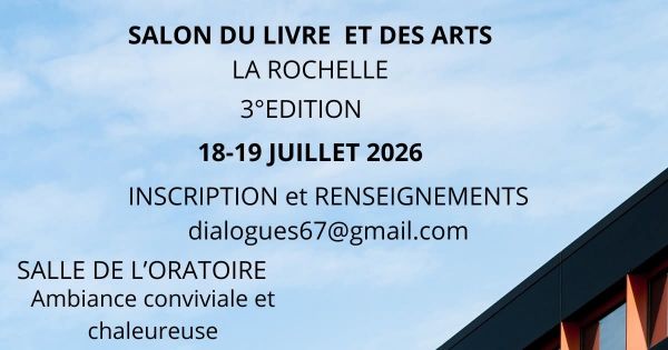 Salon du livre et des arts à La Rochelle 2026