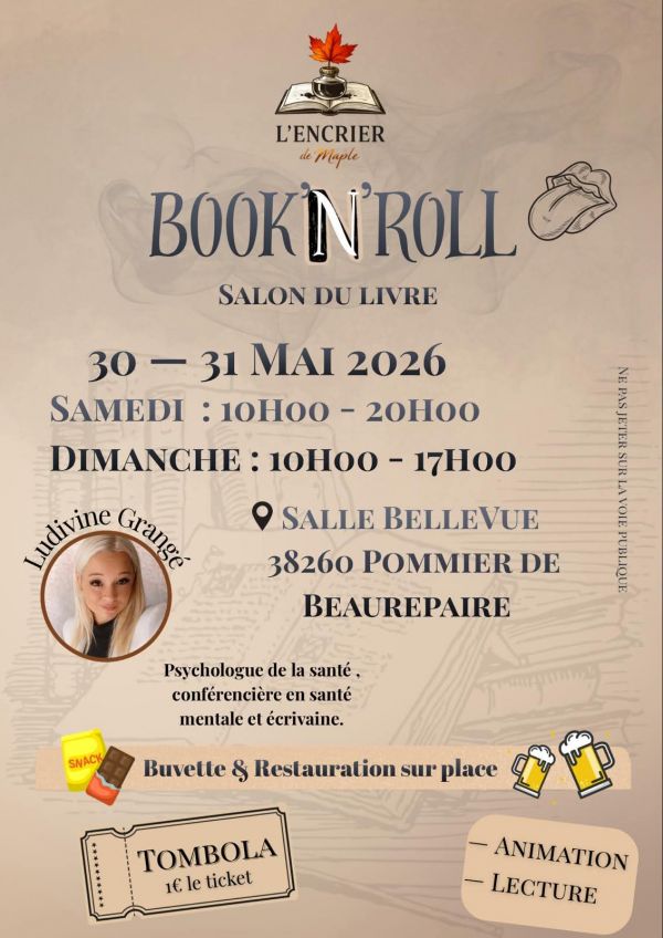 Salon du livre Book’N’Roll 2026
