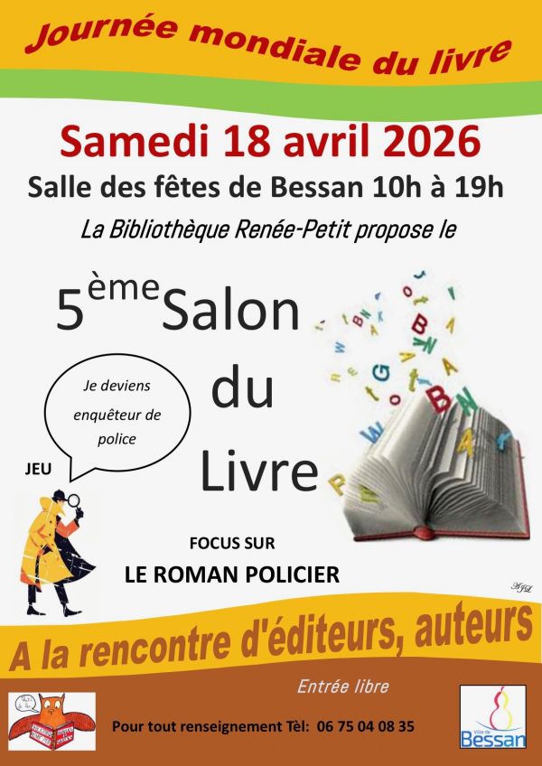 Salon du livre de Bessan 2026