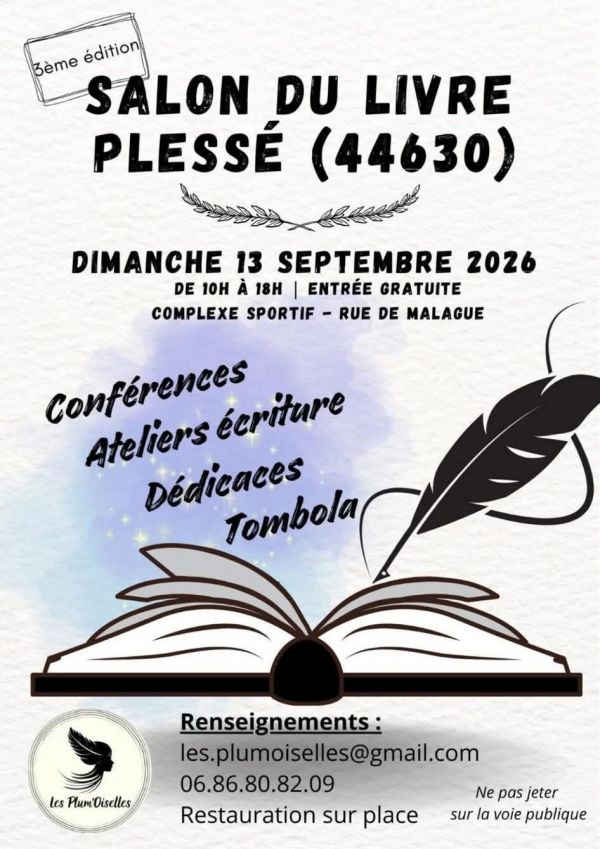 Salon du livre de Plessé 2026