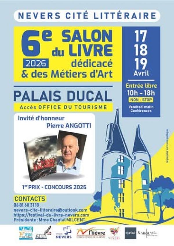 Salon du livre dédicacé et des métiers d’art de Nevers 2026